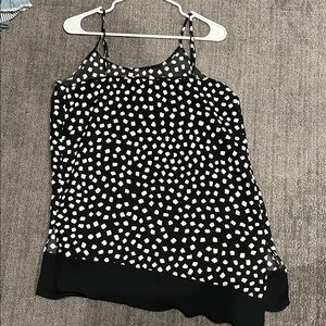 The Limited Black and White Patterned Camisole